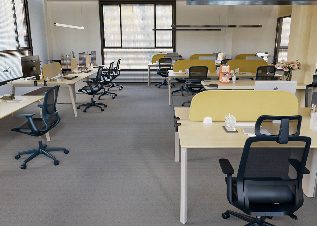 Face to face workstation for 4 people