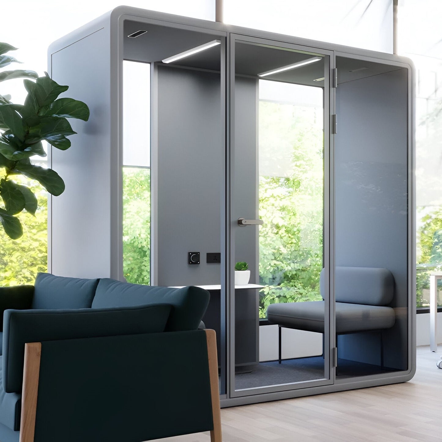 Kabinë akustike masa L për 4 persona