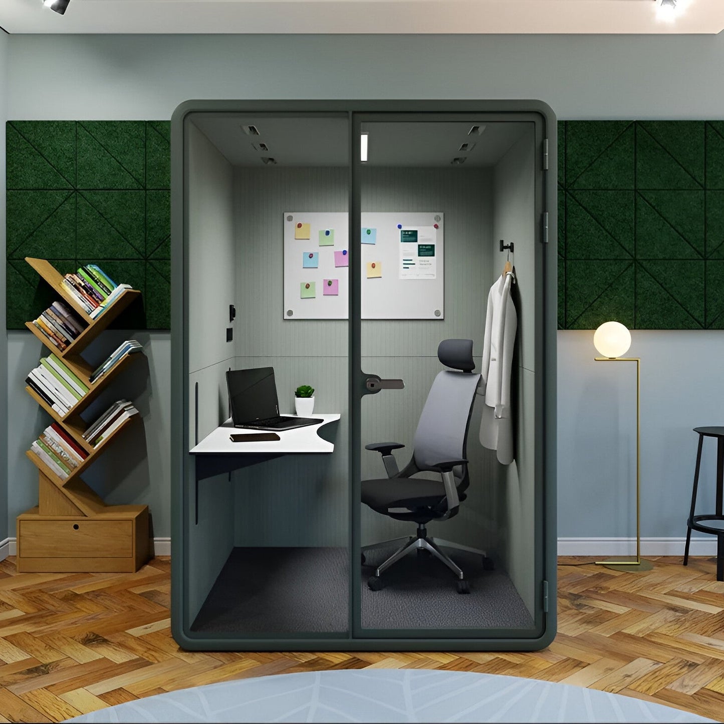 Kabinë akustike masa S për 1 person