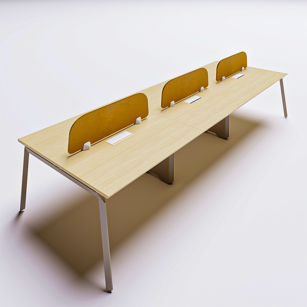 Face to face workstation for 6 people