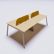 Face to face workstation for 4 people